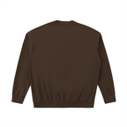 Drop Shoulder Crewneck Sweatshirt (Coffee)